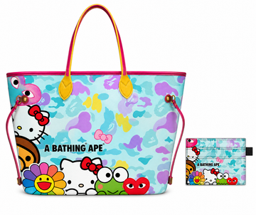 Camo Tote Bag + Card Holder