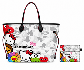 Camo Tote Bag + Card Holder